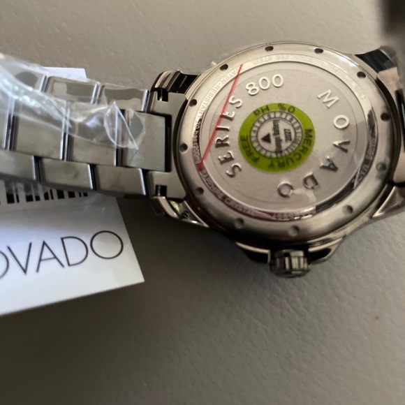 MOVADO BLUE. SERIES 800 Battery. Never used. New . - Picture 6 of 9